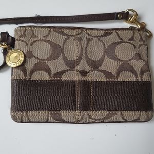 Coach Legacy wristlet